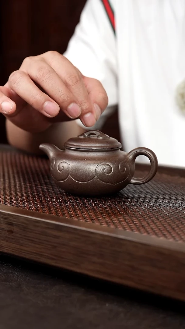 茶壶紫砂岩中泥仿古如意