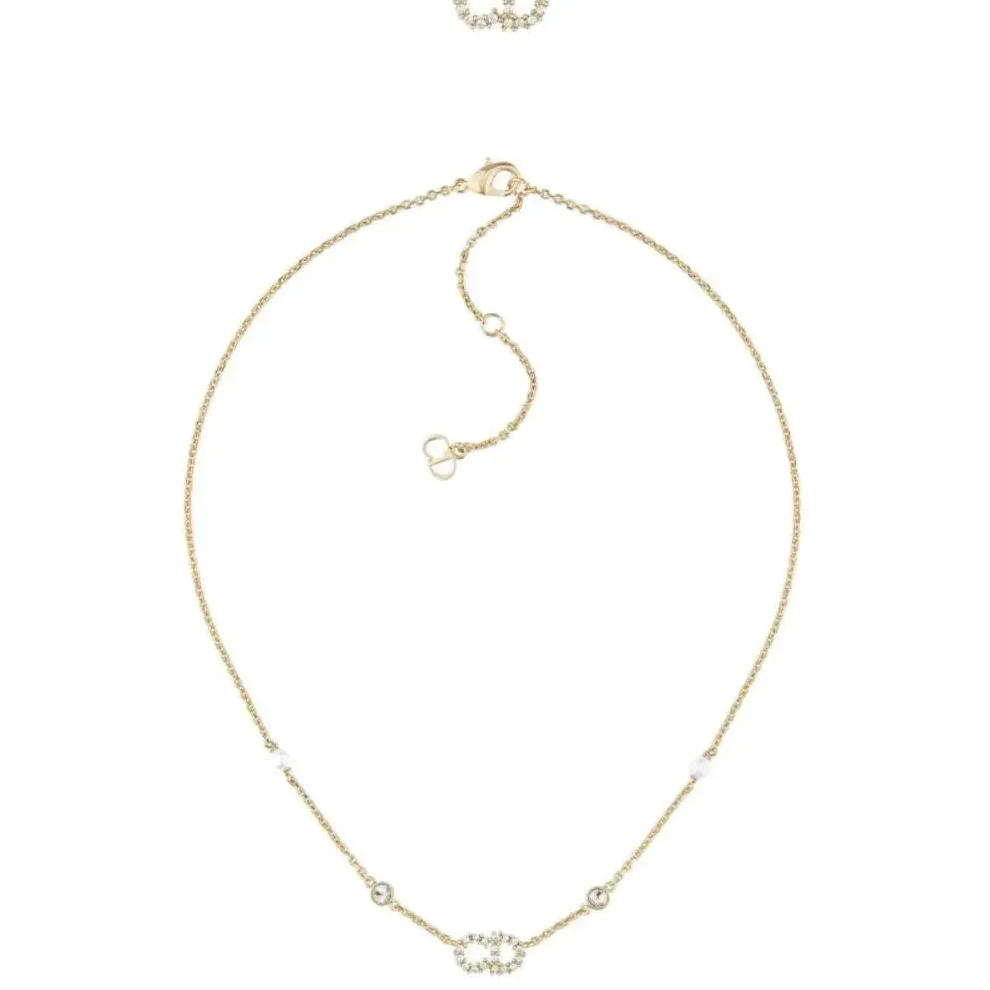 未使用 DIOR/迪奥 25早春 CD项链系列  气质优雅 项链