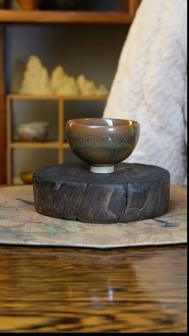 茶盏李俊锋老师煤窑作品