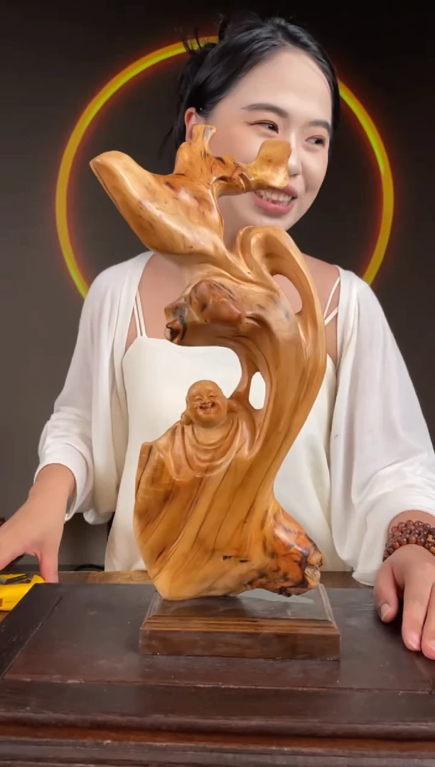 柏木（崖柏）手工摆件,先抢先得! 编号:200