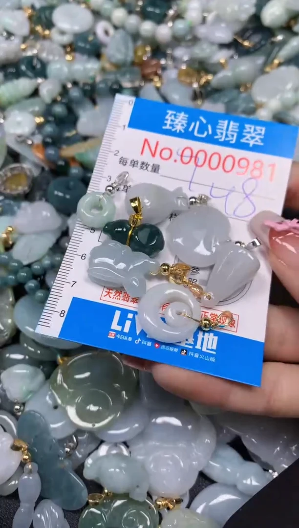 【闪购商品】翡翠颈饰未镶嵌含绳000981