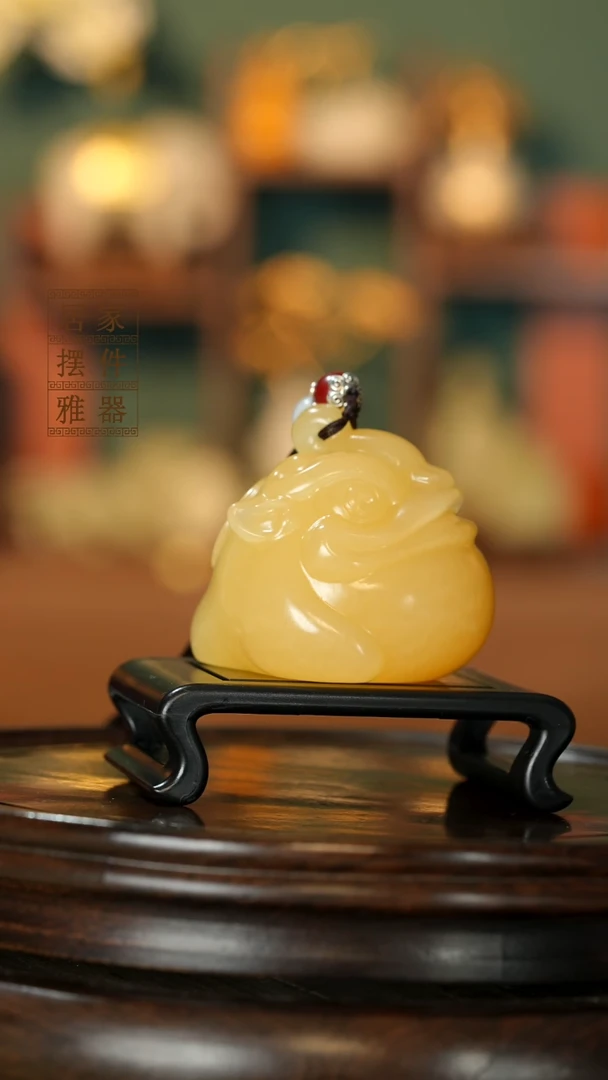 玉《三足金蟾》摆件