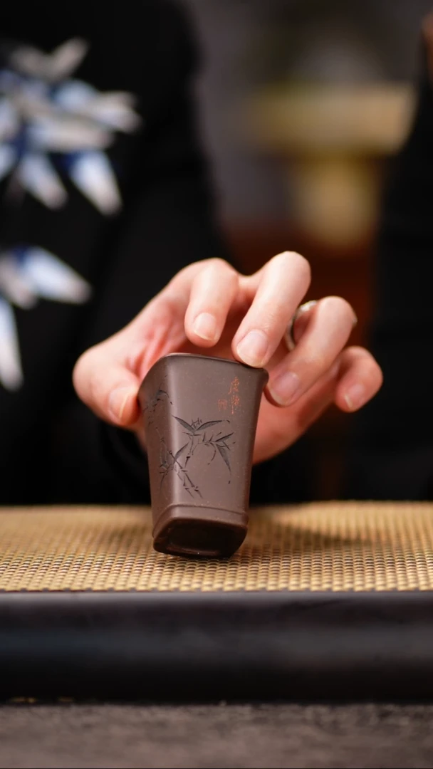 CFG101天青泥竹杯