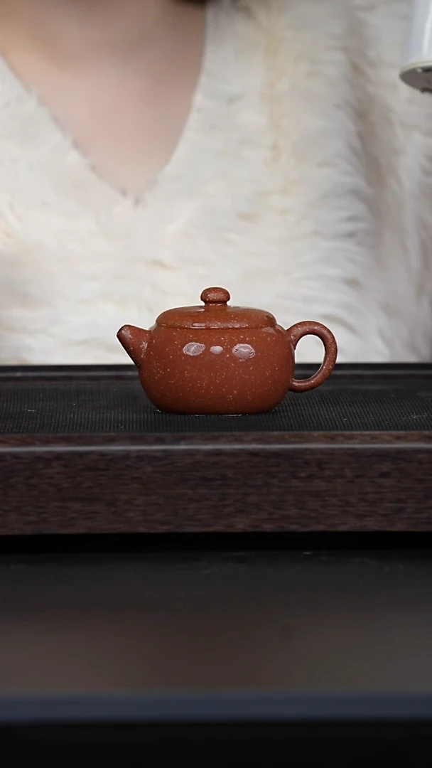 【闪购商品】紫砂茶壶桃花泥明式文旦