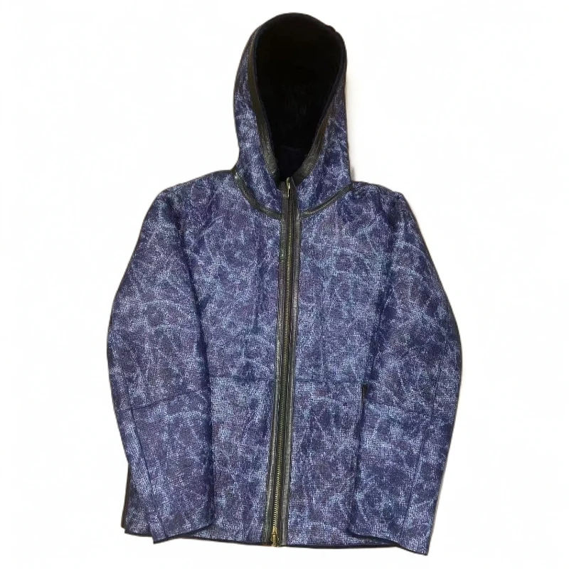 美利奴绵羊皮皮毛一体时尚男款休闲潮流卡其宽松宽松连帽双面