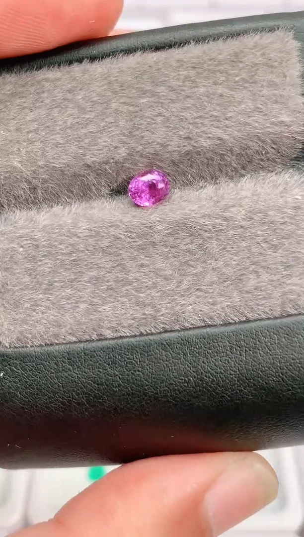 裸石蓝宝石1.01-3500天然无烧热粉色蓝宝石