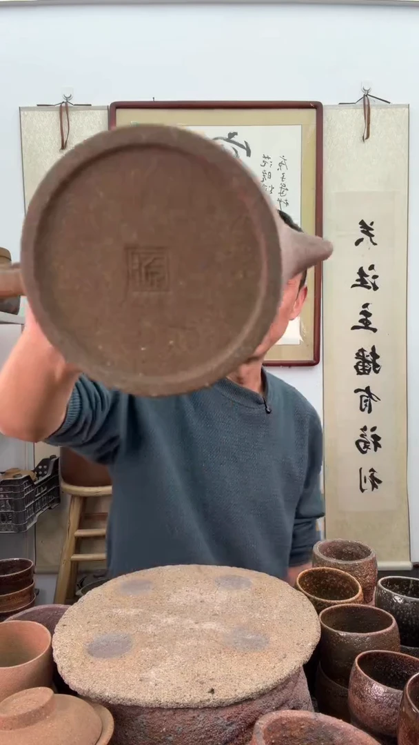 达**奶盖碗无釉非遗技艺