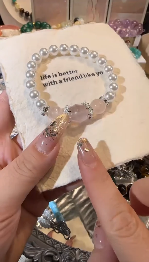 未镶嵌手串水晶多样性发一