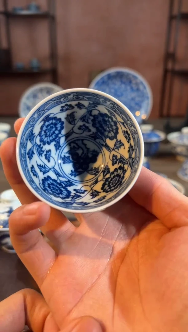 5876天禄言瓷手工手绘茶器