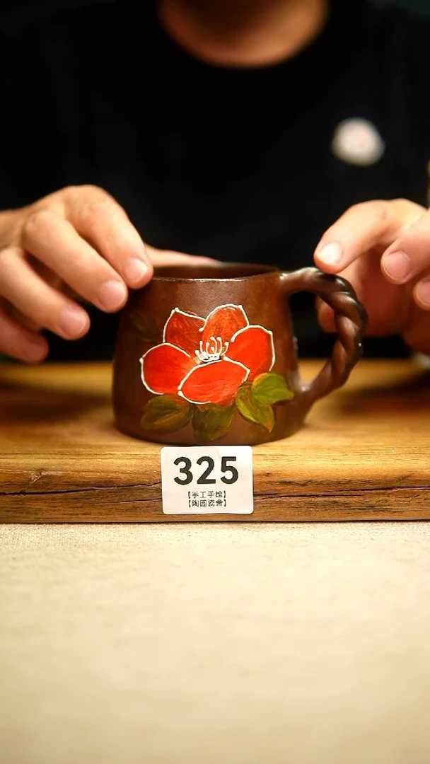 @@陶园瓷舍@@纯手工手绘@高温釉下彩