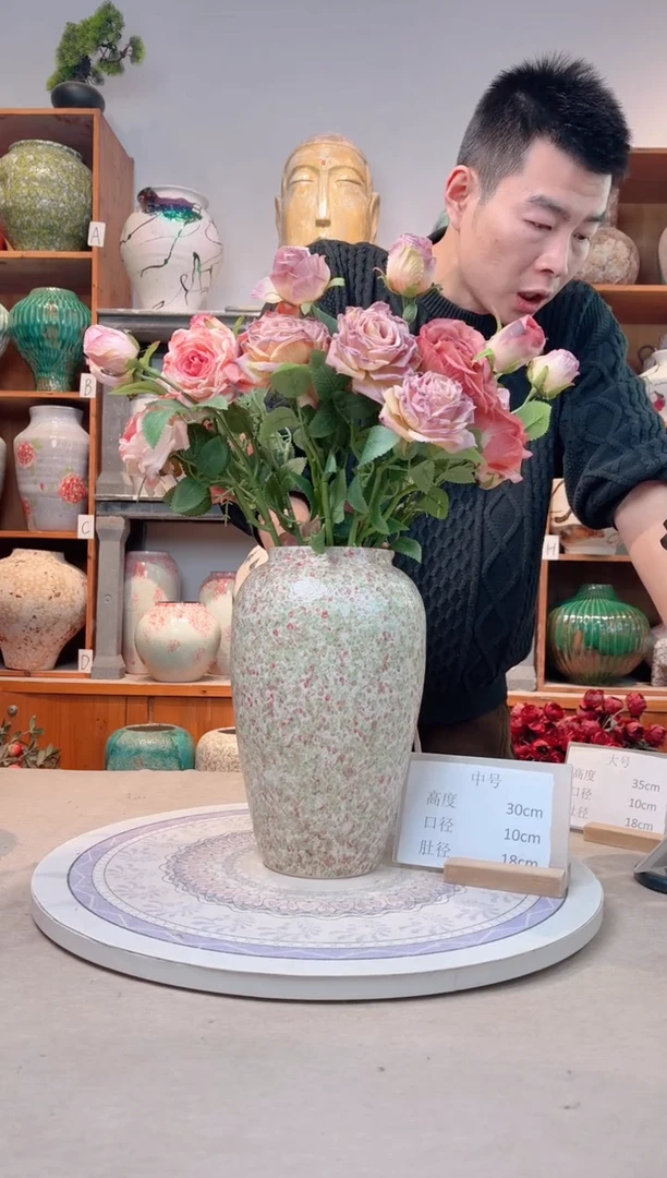 瓶陶瓷花瓶 无花 绿野仙踪 中号