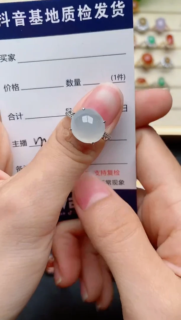 【闪购商品】翡翠戒指银S925镶嵌..........