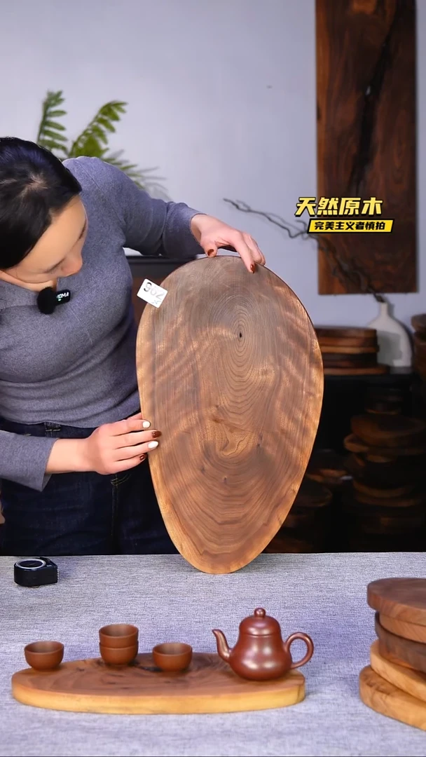 木北美黑胡桃原木.干裂疤结不属于商品质量问题完美主义者慎拍