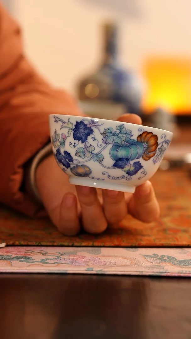 【闪购商品】望玉斗彩瓜瓞绵绵