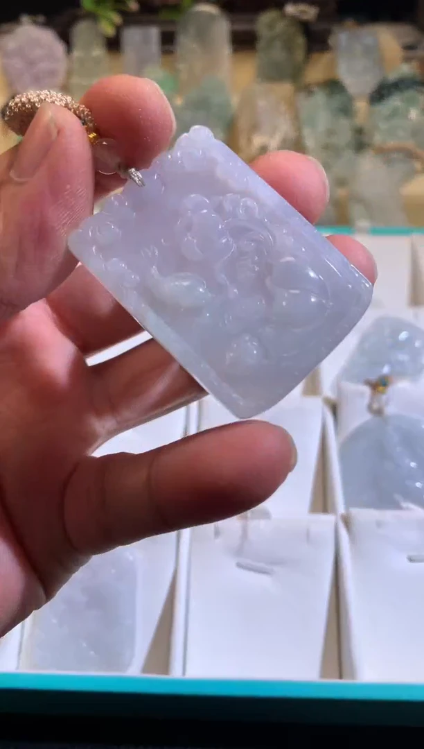 翡翠未镶嵌颈饰6/25/309