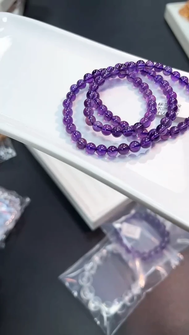 【闪购商品】水晶手串未镶嵌31V多样性发其一1条默认微瑕