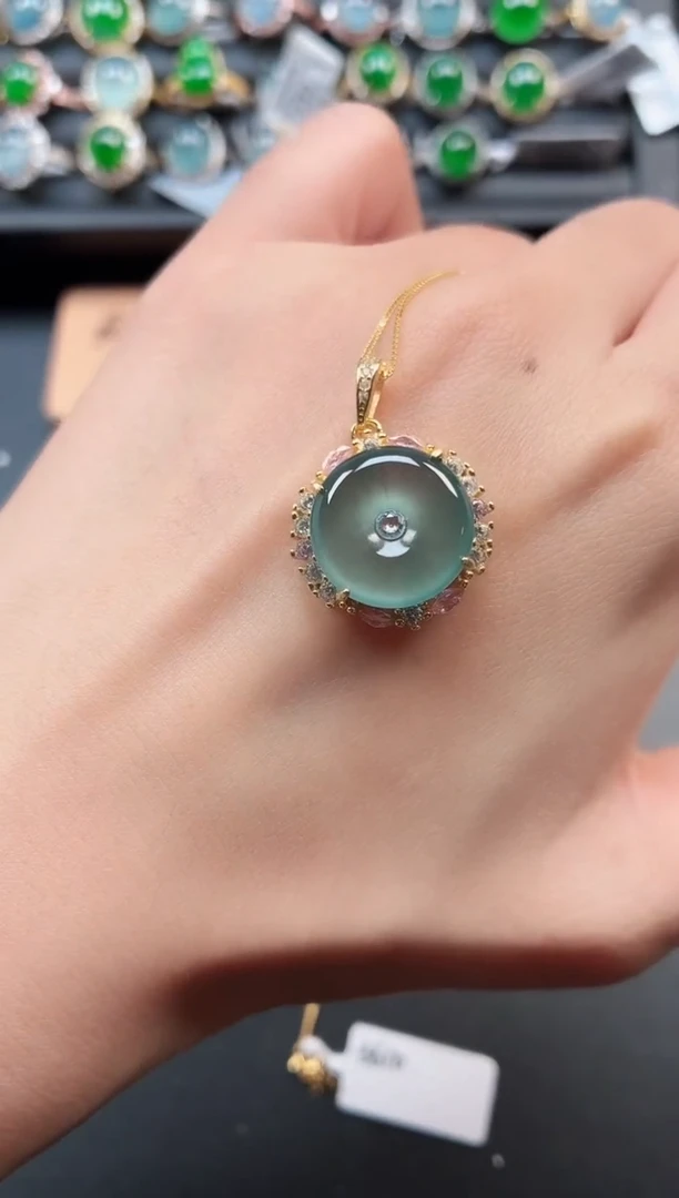 银S925镶嵌戒指翡翠1111