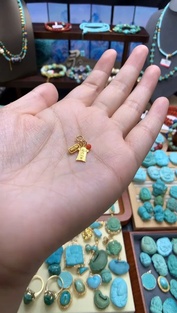 南红玛瑙18K金镶嵌挂件登**等18K金配件