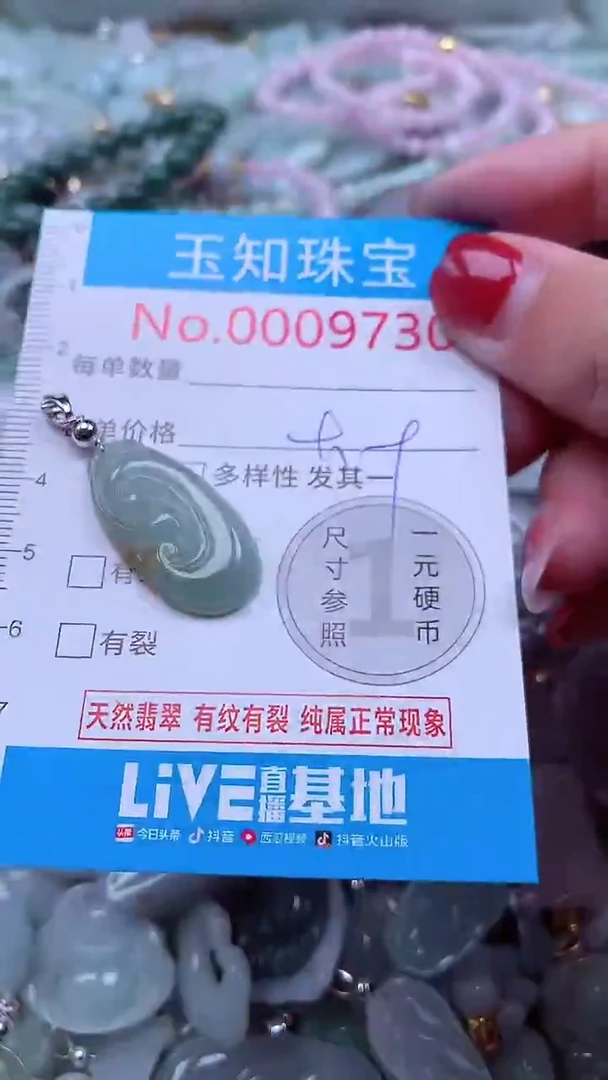 吊坠(不含链)未镶嵌翡翠9730