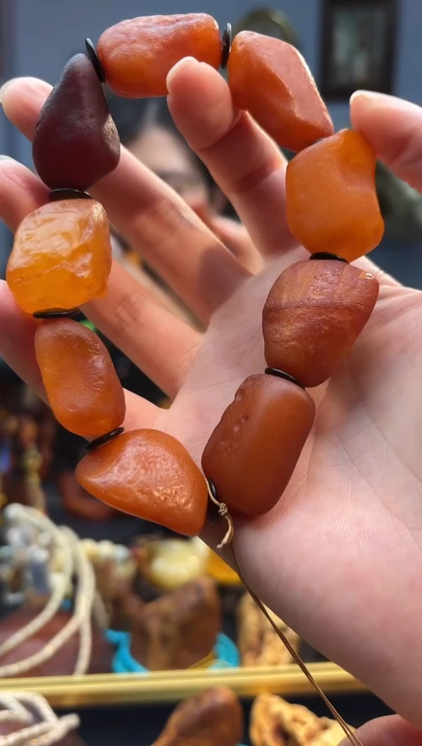 手串琥珀未镶嵌手串