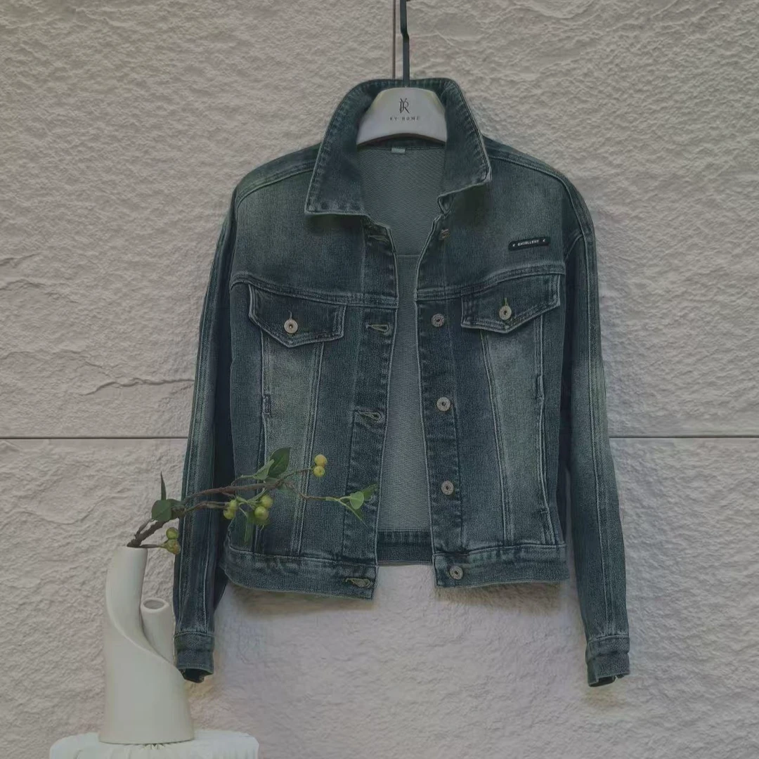 【容雨RYHOME】水洗工装风牛仔短外套253W2367