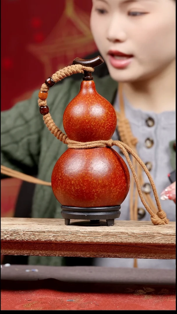 627号纯手工制作天然大漆真葫芦