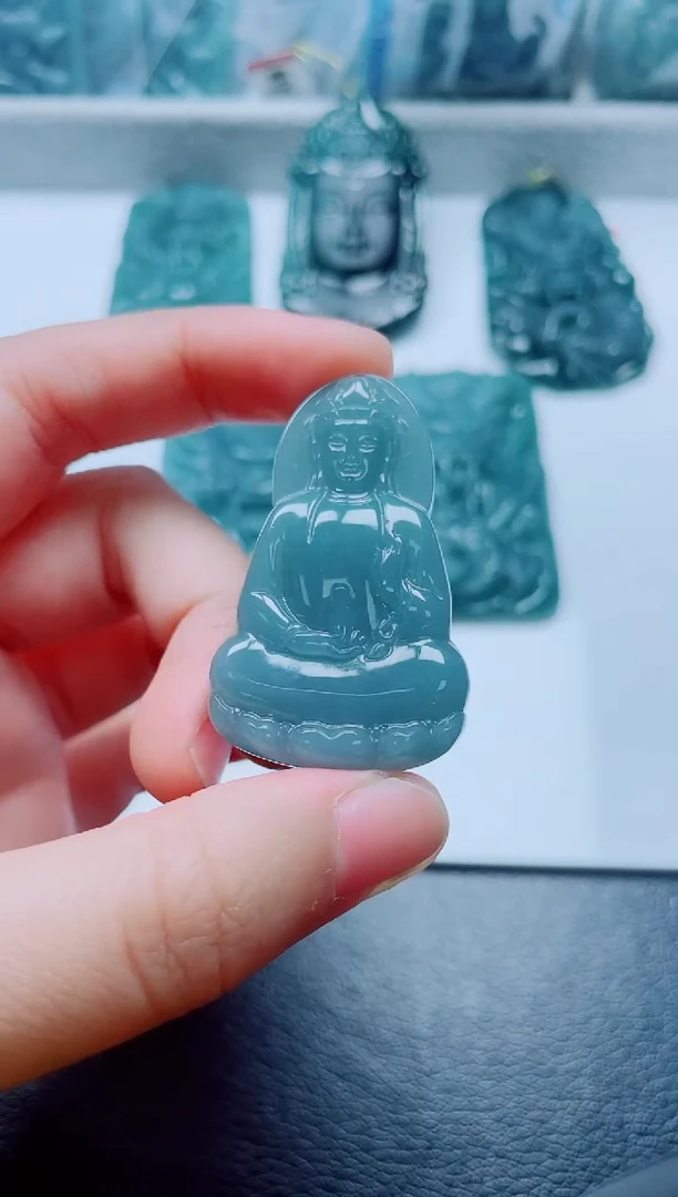 颈饰未镶嵌翡翠多样性发货随机发货-厚观音