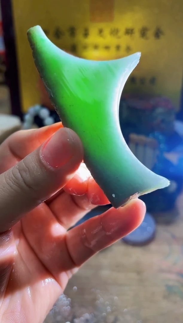 未镶嵌挂件翡翠A货常星7162