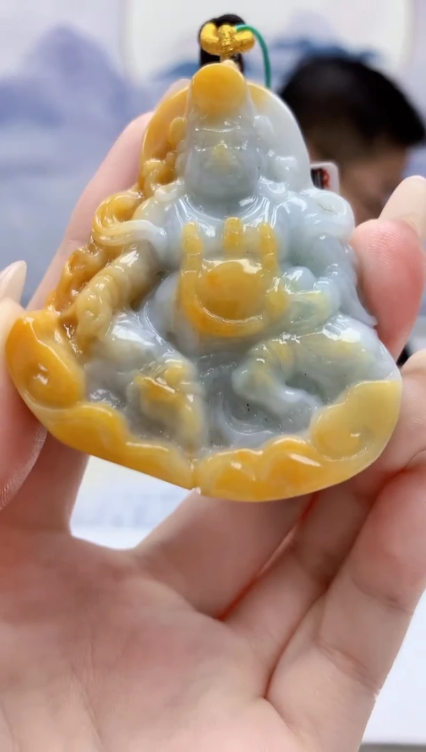 定制翡翠未镶嵌5124jw-毛货挂件97