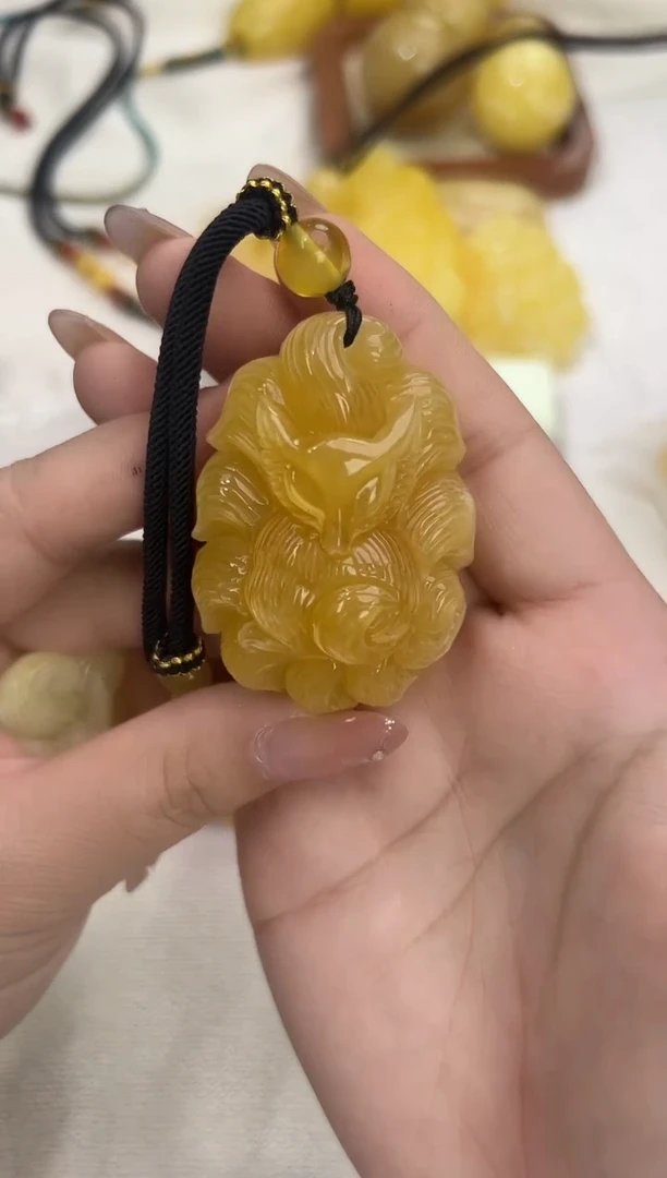 裸石琥珀未镶嵌y**p琥珀蜜蜡吊坠