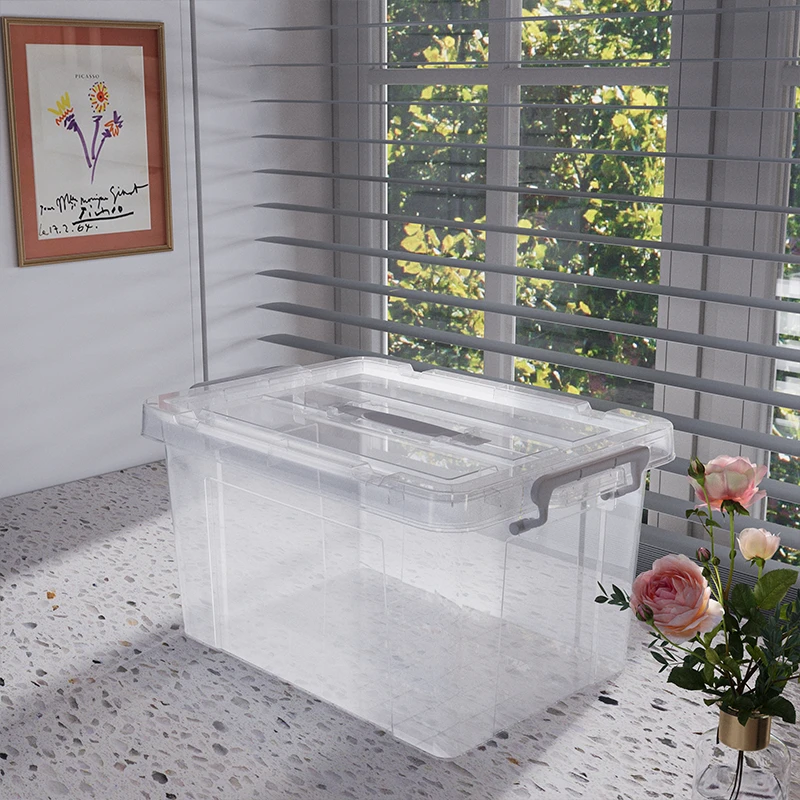 透明收纳箱塑料大容量超大储存箱子衣服被子玩具整理箱家用专用箱