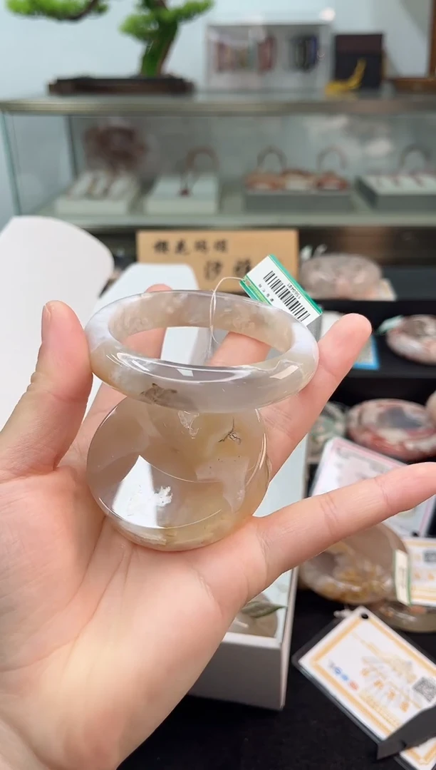 未镶嵌手镯石英质玉60圈口（赠品镯心）1560481