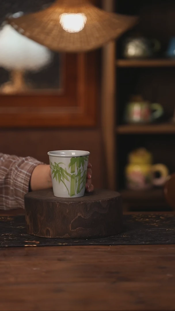 陶瓷景德镇高温釉下手绘陶瓷074