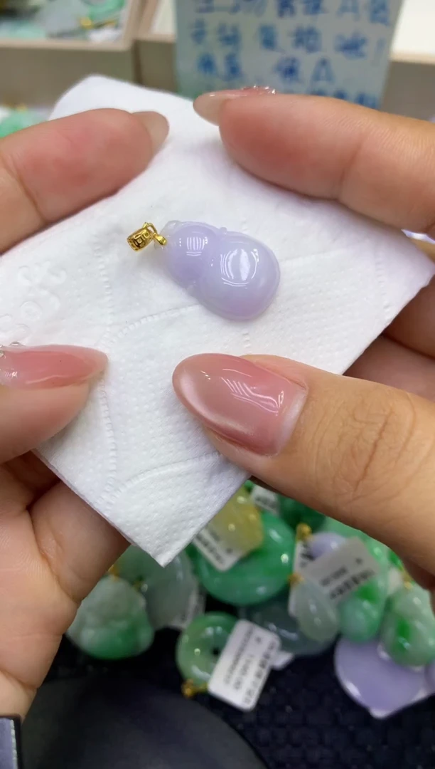 颈饰未镶嵌翡翠天然缅甸A货翡翠