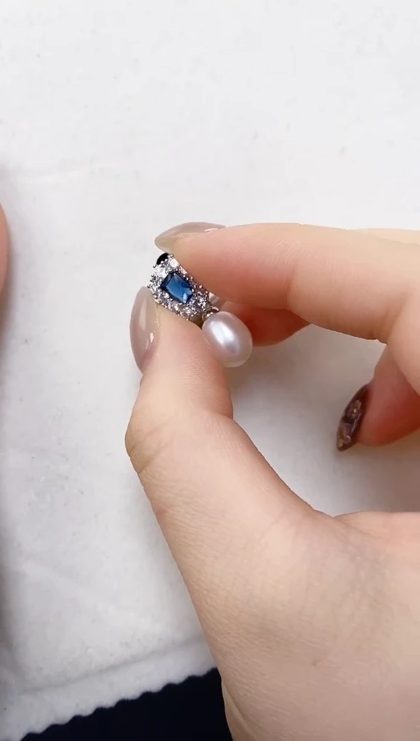 未镶嵌耳饰淡水珍珠ed1054