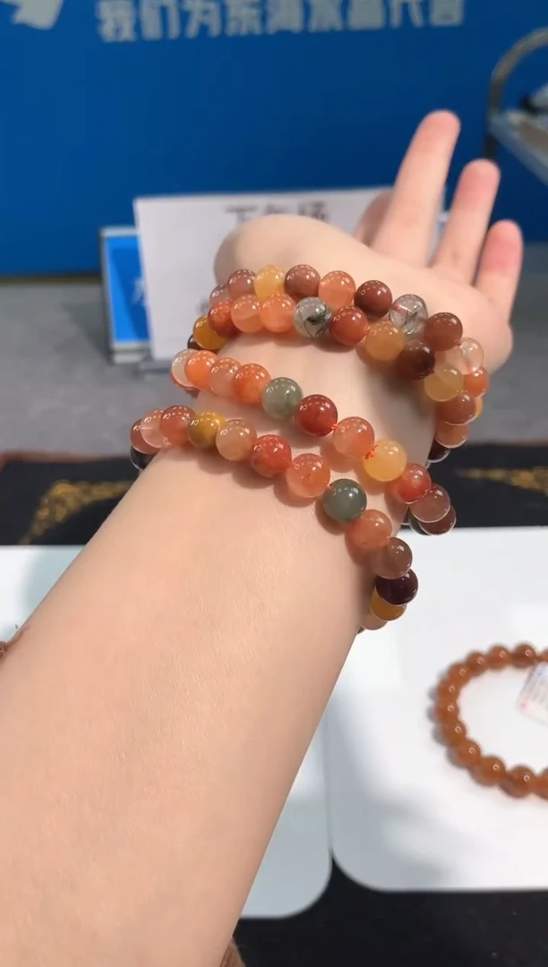 【闪购商品】水晶手链未镶嵌32号兔毛单圈8mm