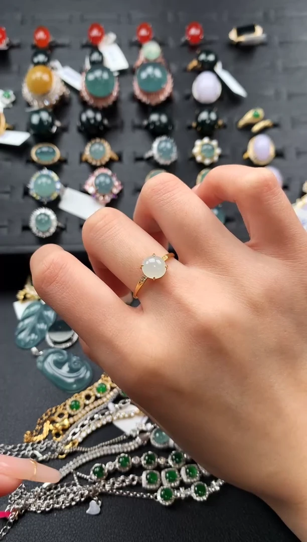 【闪购商品】翡翠戒指未镶嵌 857697860670