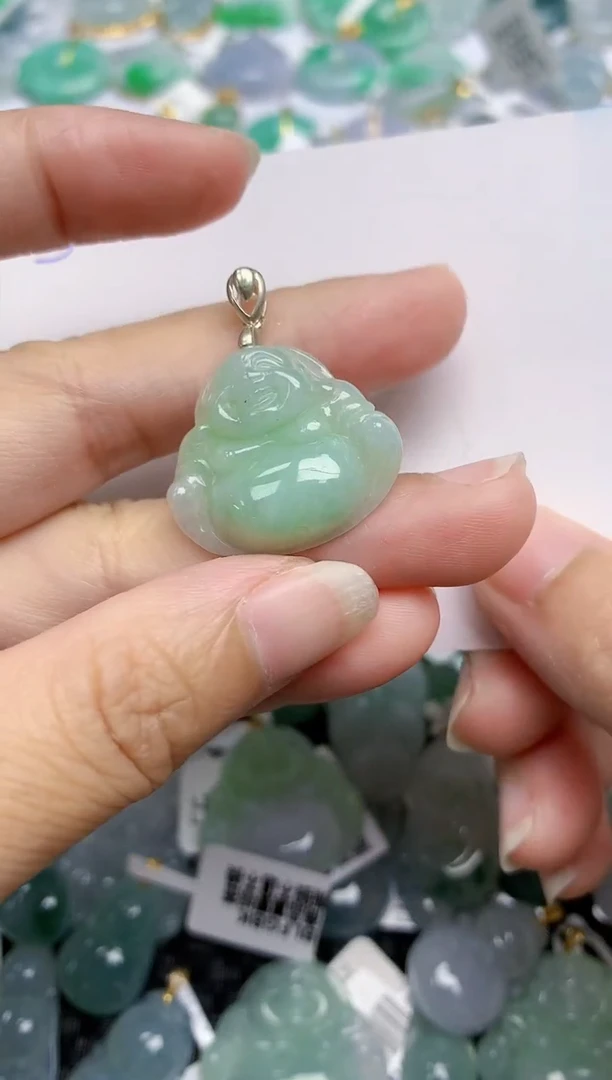 翡翠未镶嵌颈饰天然翡翠A货