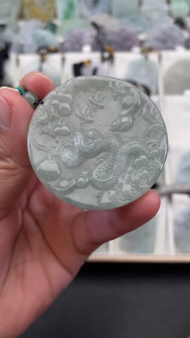 颈饰未镶嵌翡翠天然缅甸翡翠A货78