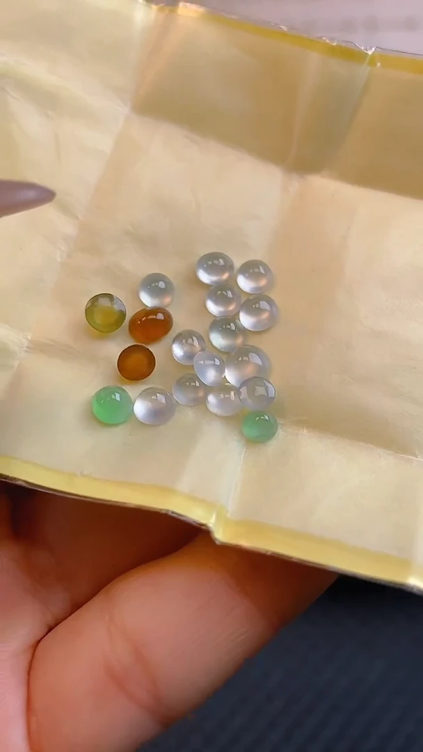 【闪购商品】翡翠耳饰未镶嵌天然A货翡翠44