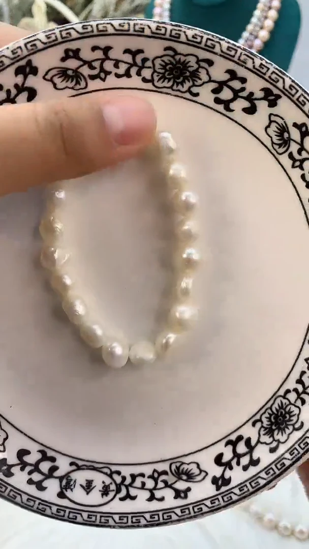 【闪购商品】淡水珍珠手链合金14