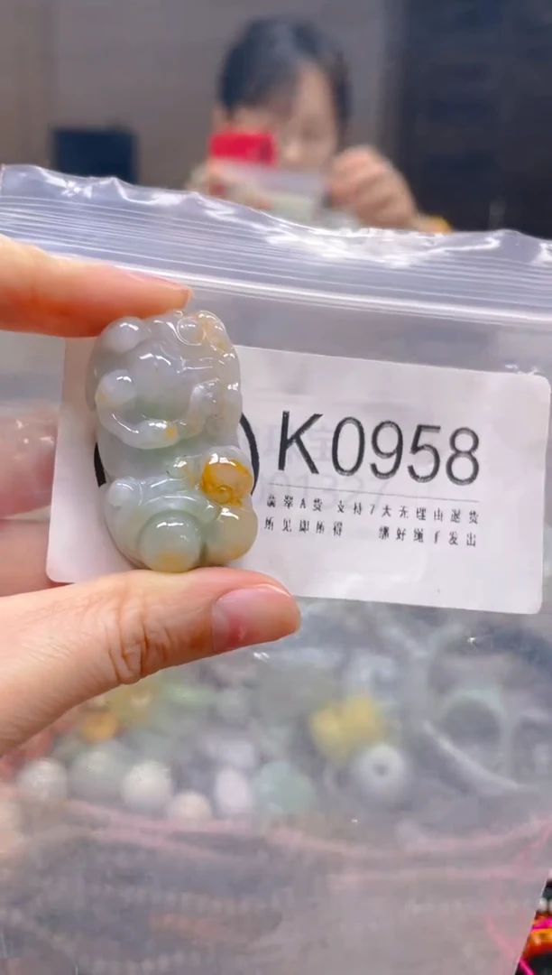 翡翠未镶嵌颈饰/K/翡翠A货一图一物