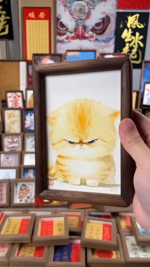 国画纯手绘书法绘画作品