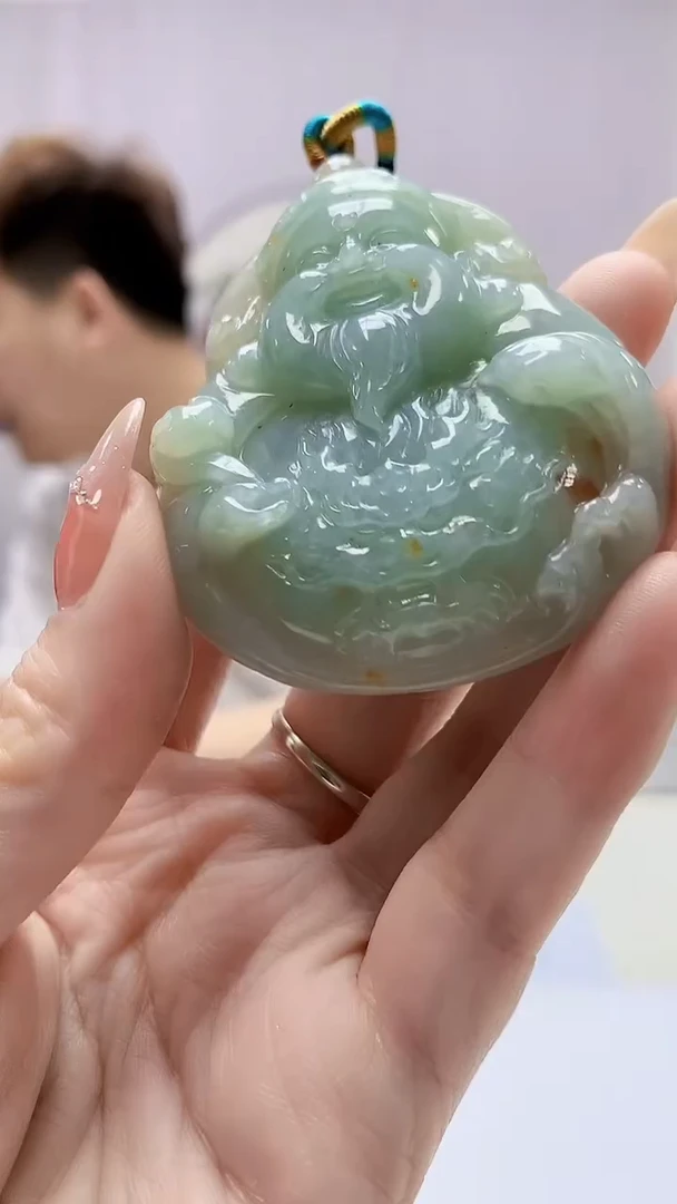 定制翡翠未镶嵌4868DD-毛货挂件56