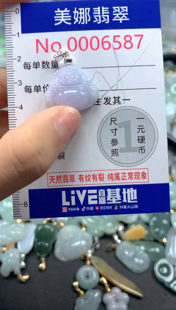 颈饰未镶嵌翡翠6587