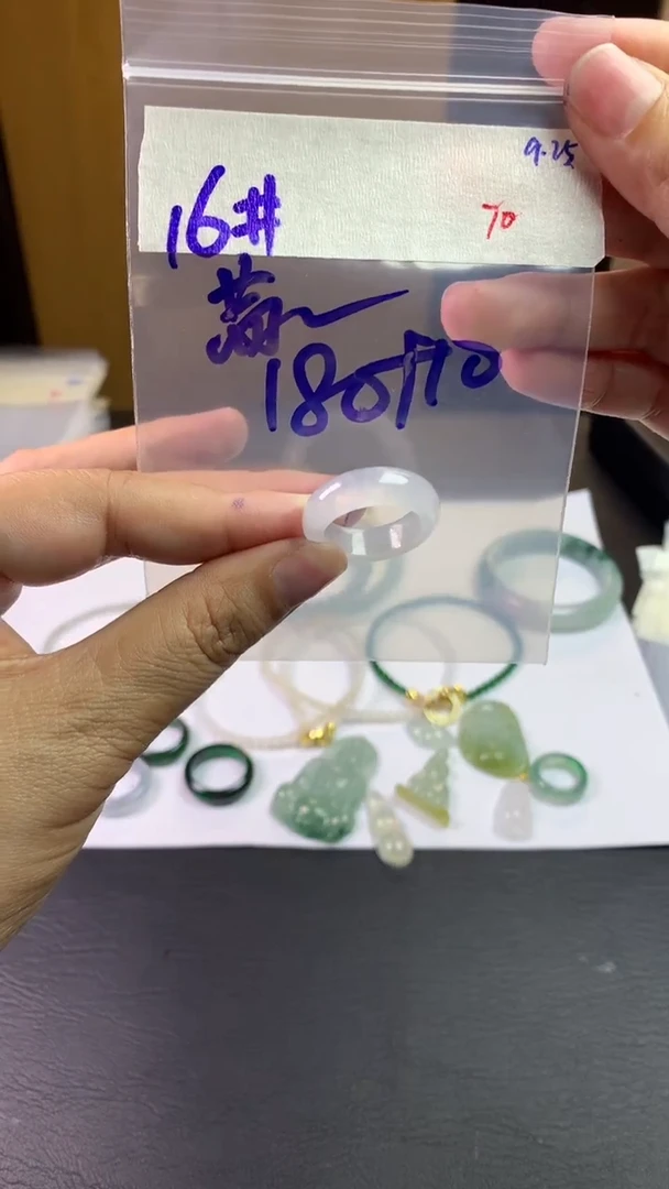 未镶嵌定制翡翠茜**C毛货需精细抛光拍一发一