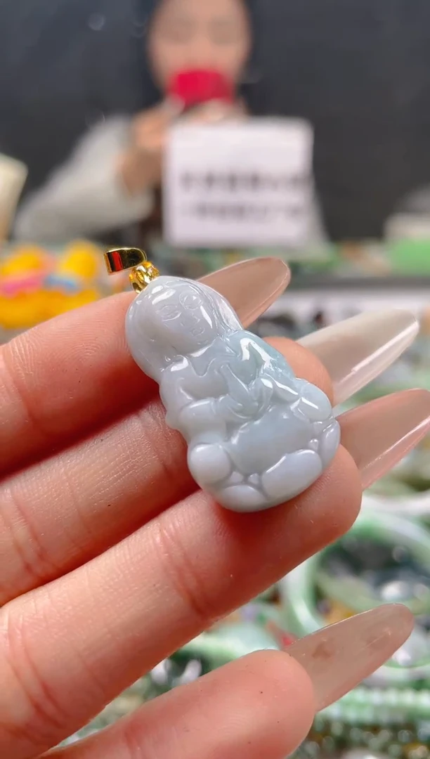 【闪购商品】翡翠颈饰未镶嵌/D/翡翠A货一图一物