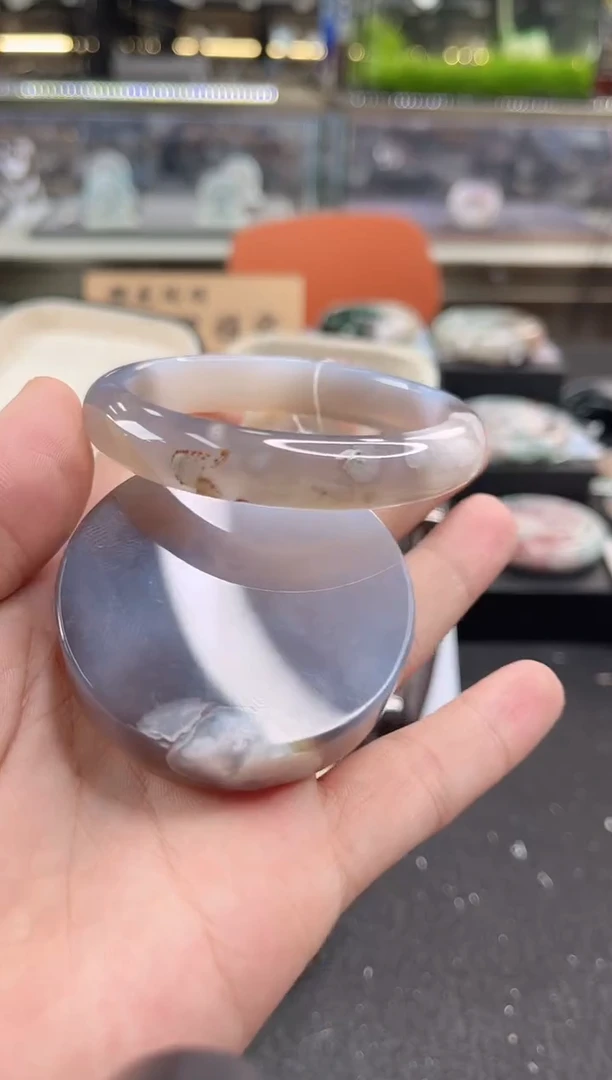 未镶嵌手镯石英质玉58圈口（赠品镯心）6749611