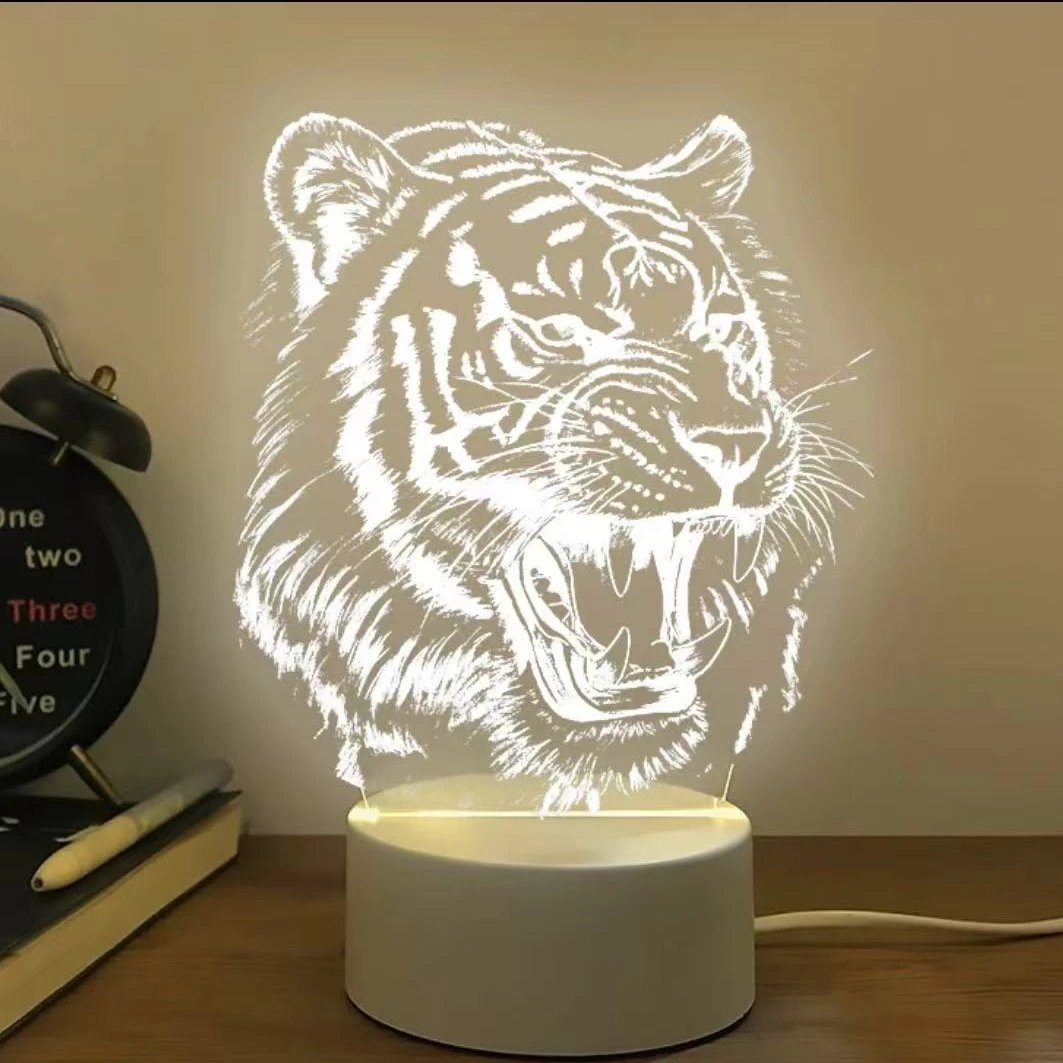 室内用虎王气氛灯卧室用灯增加气氛