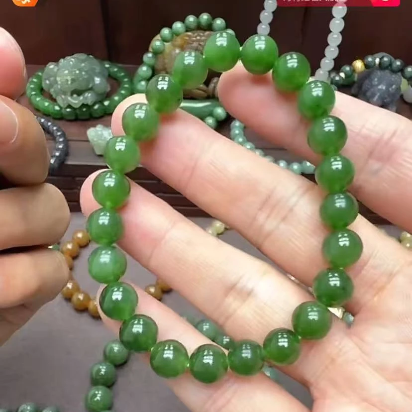和田玉碧玉精品手串1